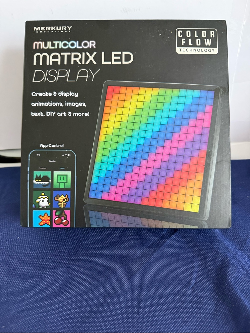 NIB Merkury Innovations RGB Matrix LED Pixel Art Display